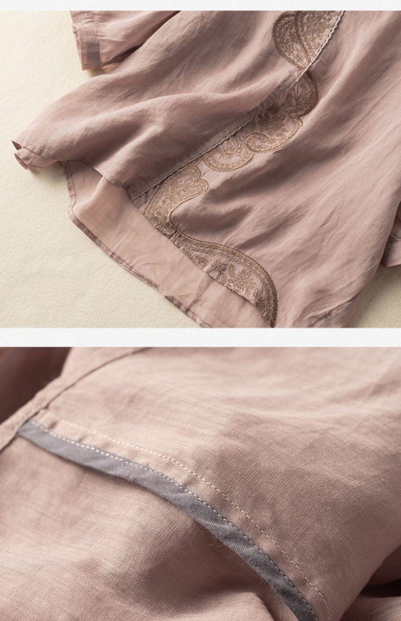 Beautiful Cotton Tunic with Delicate Embroidery