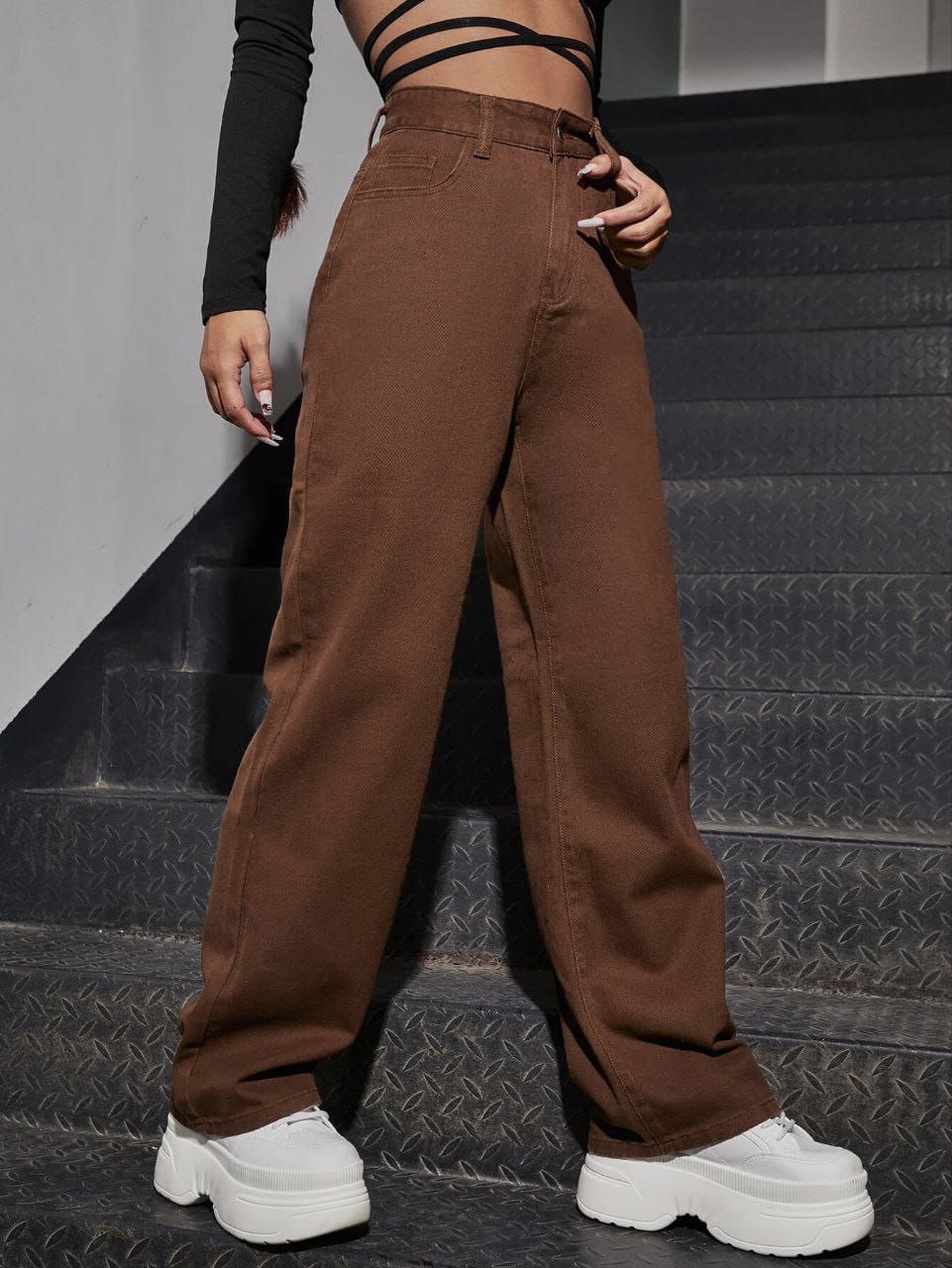 Womens Wide Leg Jeans