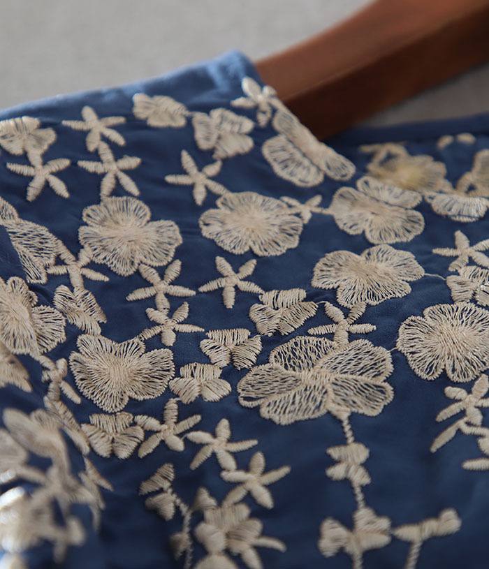 Floral Flow Embroidered  Top