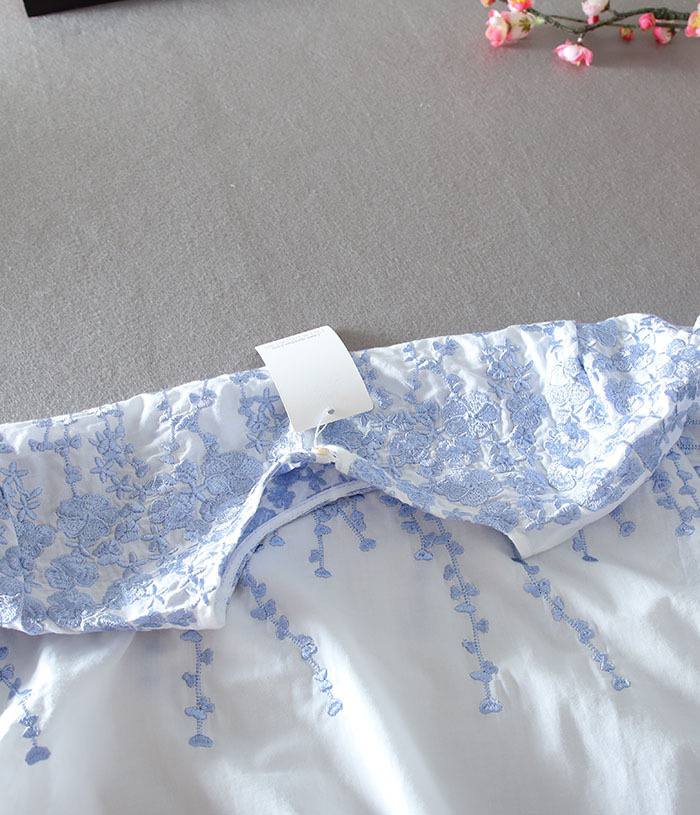 Floral Flow Embroidered Top