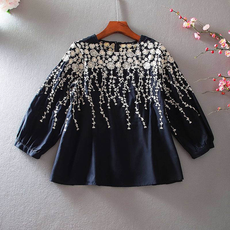 Floral Flow Embroidered Top