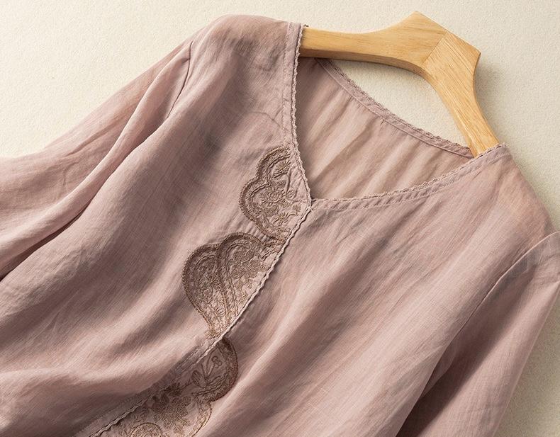 Beautiful Cotton Tunic with Delicate Embroidery
