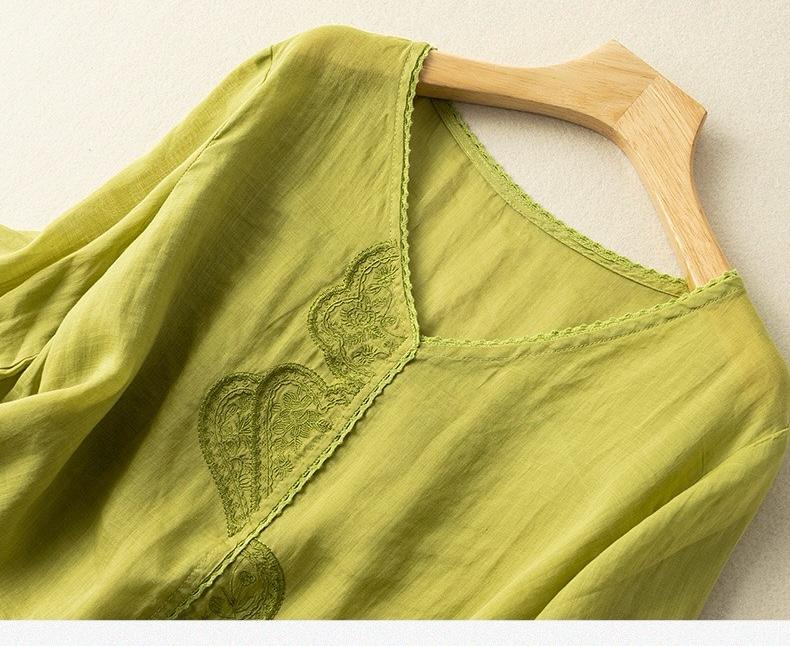 Beautiful Cotton Tunic with Delicate Embroidery