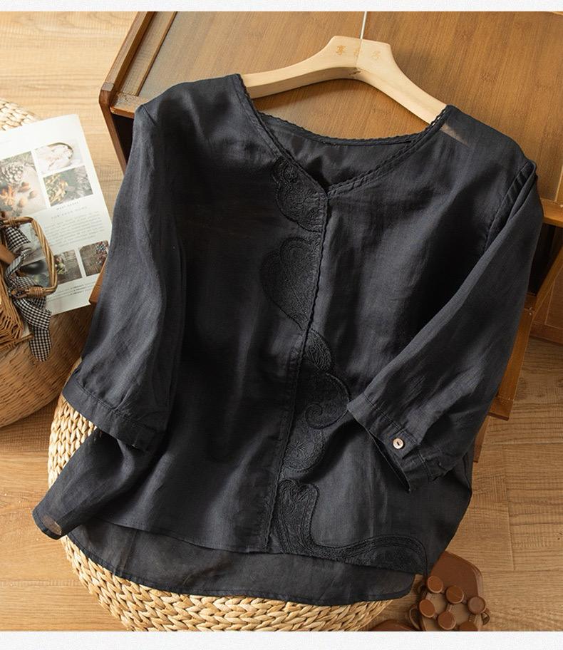 Beautiful Cotton Tunic with Delicate Embroidery
