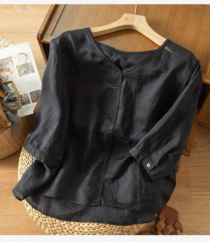 Beautiful Cotton Tunic with Delicate Embroidery