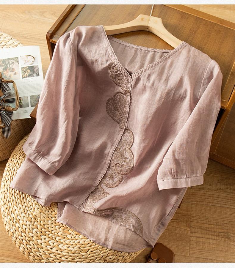 Beautiful Cotton Tunic with Delicate Embroidery