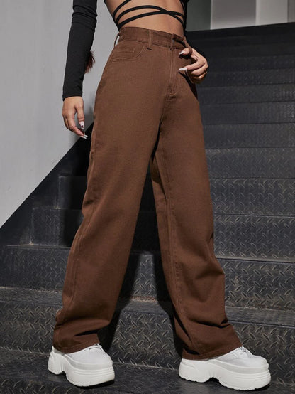 Womens Wide Leg Jeans