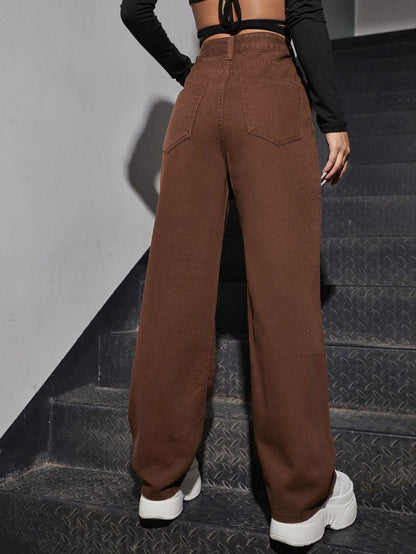 Womens Wide Leg Jeans